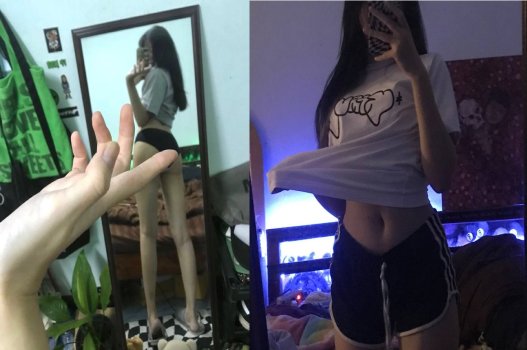 Bạn gái chân dài thích nằm trên giường