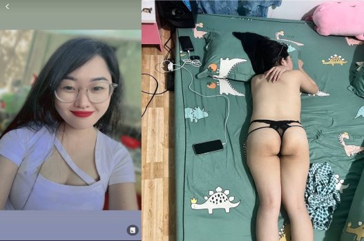 Em Kiều Giang định ổi lồn cho cậu trai