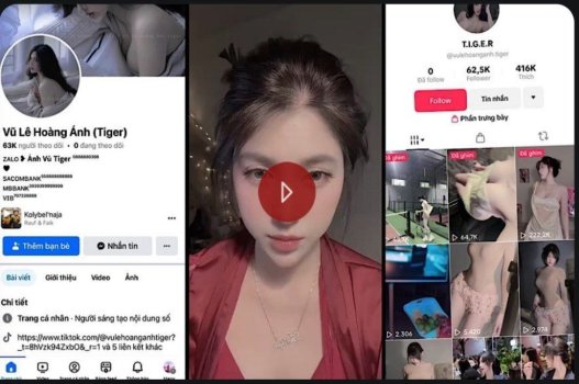 Tiktoker Vũ Lê Hoàng Ánh tìm kiếm khoái cảm